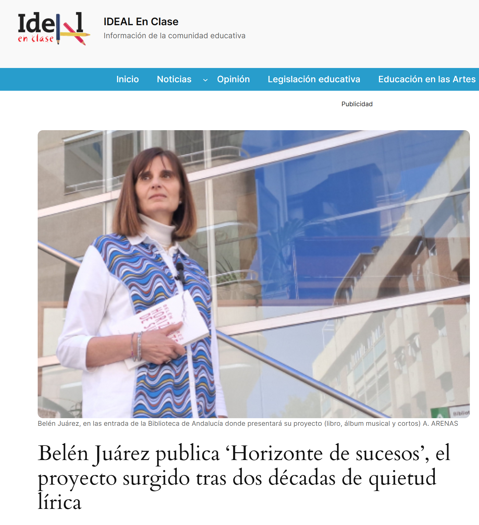 Portada de IDEAL En Clase
